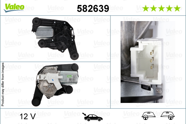 Motore tergicristallo - 582639 VALEO